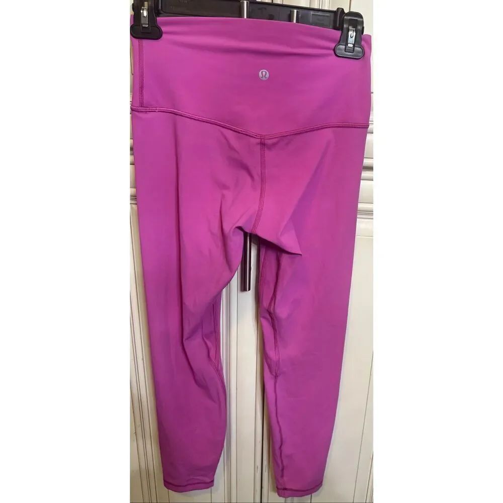 Lululemon Women’s Align High-Rise Pull On Athletic Leggings Pink Size 6